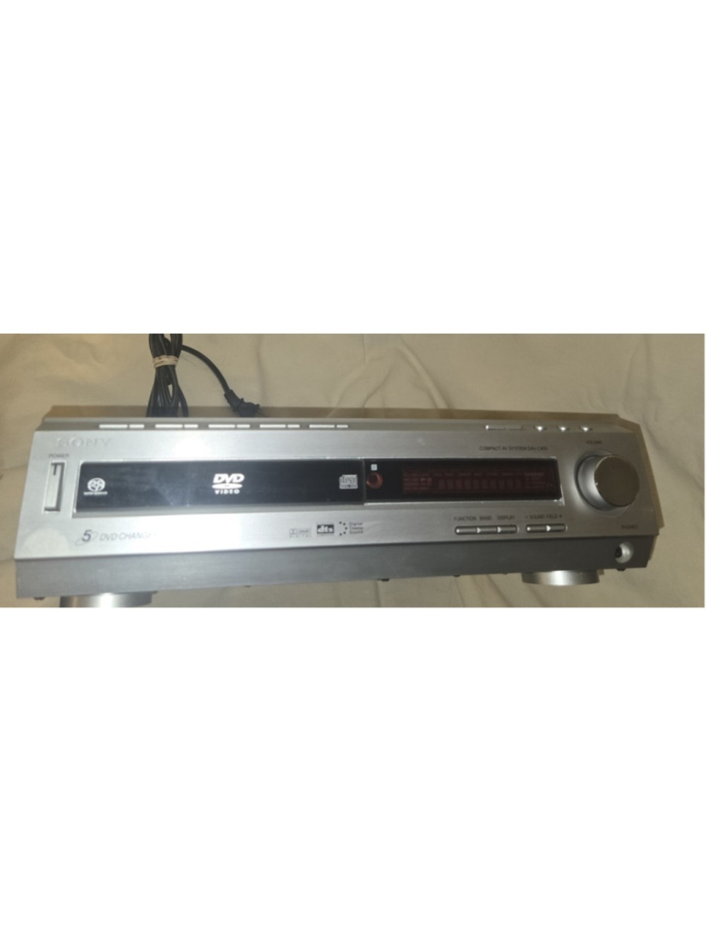 Sony DAV-C450 S-Master 5.1-Channel Compact AV System 5-Disc DVD Unit Only Tested - Picture 5 of 16